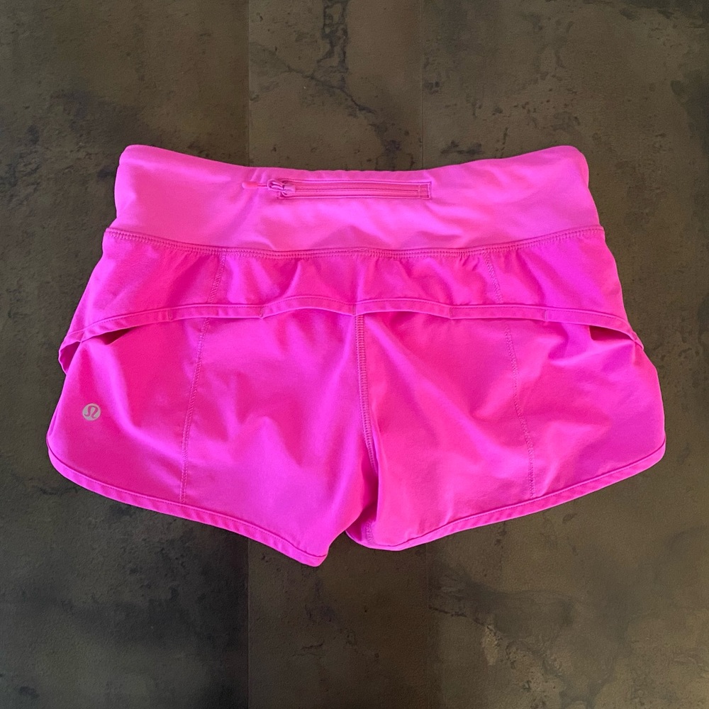 Lululemon Shorts Hot Pink Sz 4